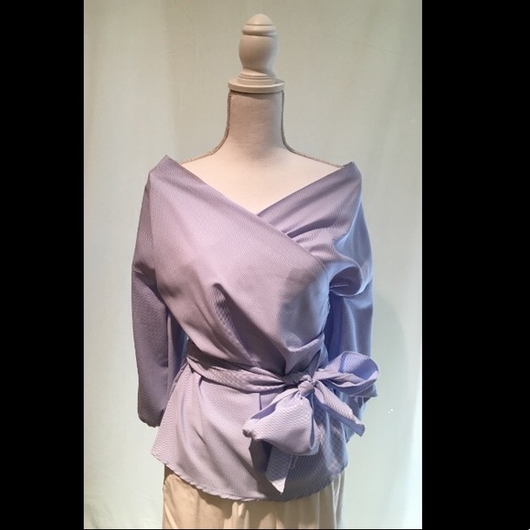 Pinstripe Blouse - Gorgeous! - Picture 2 of 4